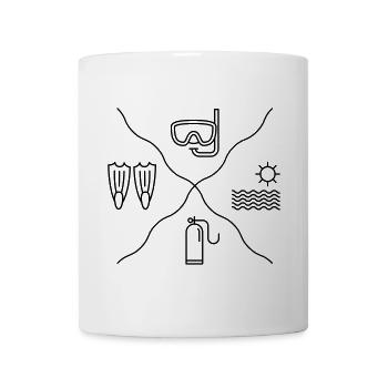 Diving - Mug - white - Front