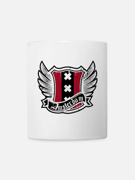 Winged Amsterdam Crest - Mug - white