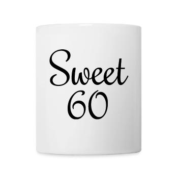 Sweet 60 (Noir) 60e anniversaire - Mug blanc - blanc - Devant