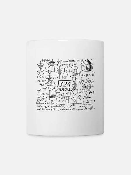 18. Geburtstag Mathe Mathestudent Mathefan - Tasse - Weiß