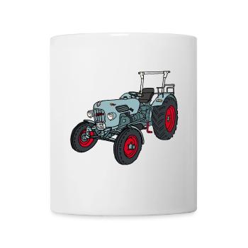 Der Gestreifte - Tasse - Weiß - Vorne