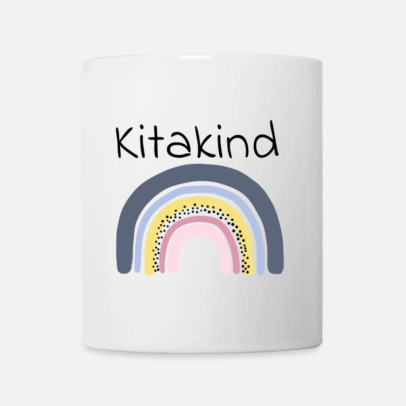 Kitakind Regenbogen - Tasse - Weiß