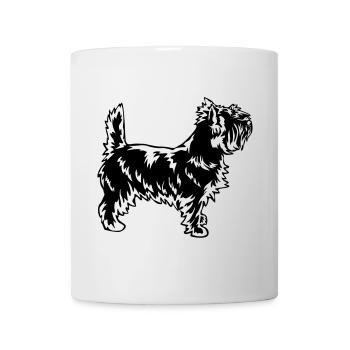 Cairn Terrier - Mug blanc - blanc - Devant