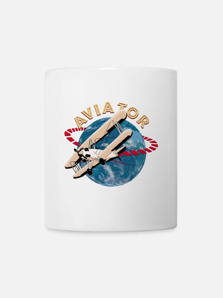 Pilot von Flugzeugen - Tasse - Weiß