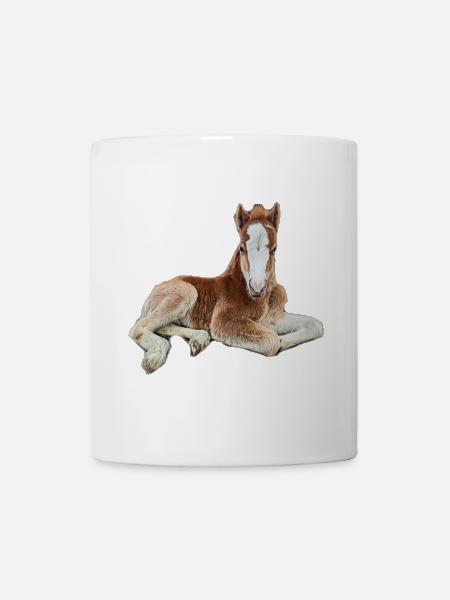 Poulains - Mug blanc - blanc