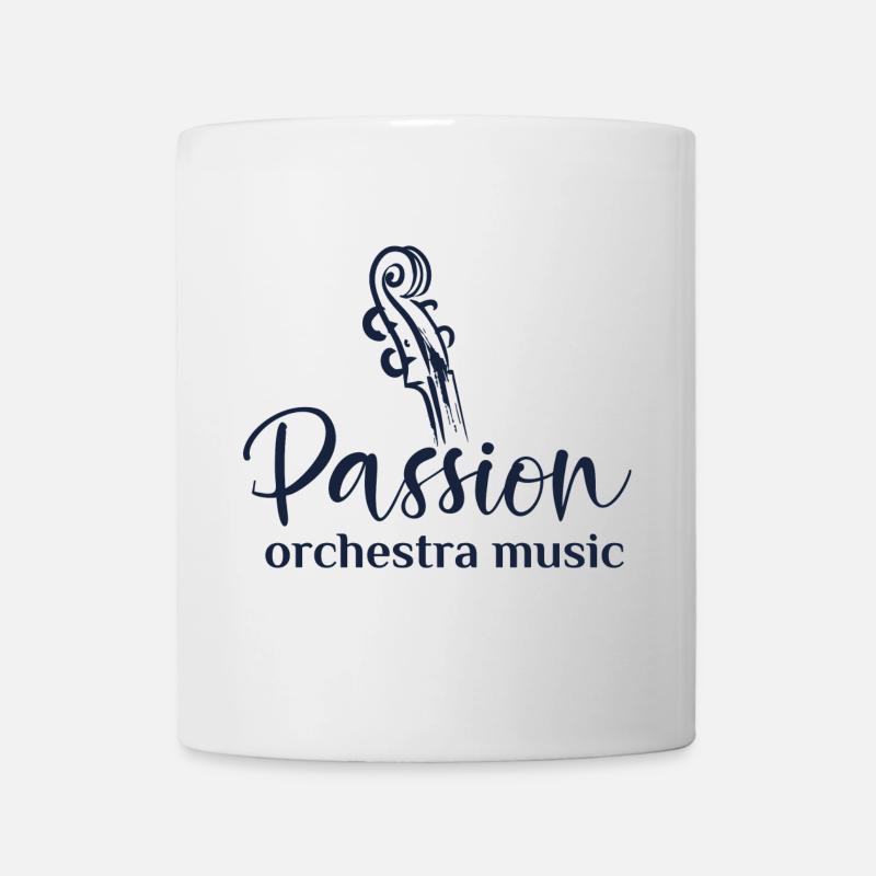 PASSION orchestra music - Mug blanc - blanc