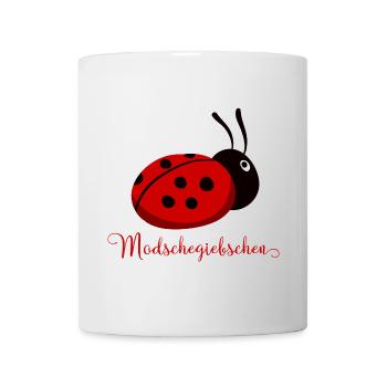 Modschegiebchen Ladybug Saxon Gift Idea - Mug - white - Front