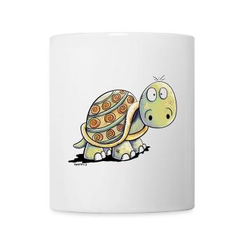 Süße Schildkröten - Schildkröte - Tasse - Weiß - Vorne