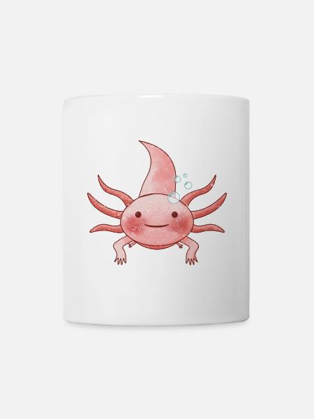 petit axolotl mignon pour les enfants et adultes - Mug blanc - blanc