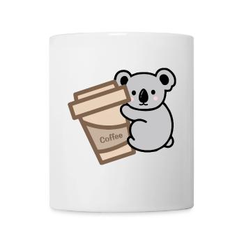 Koala braucht Kaffee - Tasse - Weiß - Vorne