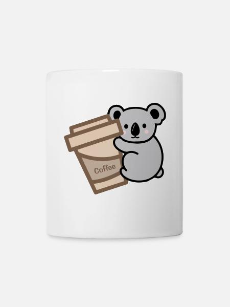 Koala Needs Coffee - Mug - white