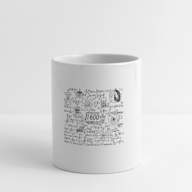 40 ans pour les profs de maths et les geeks en maths Mug blanc