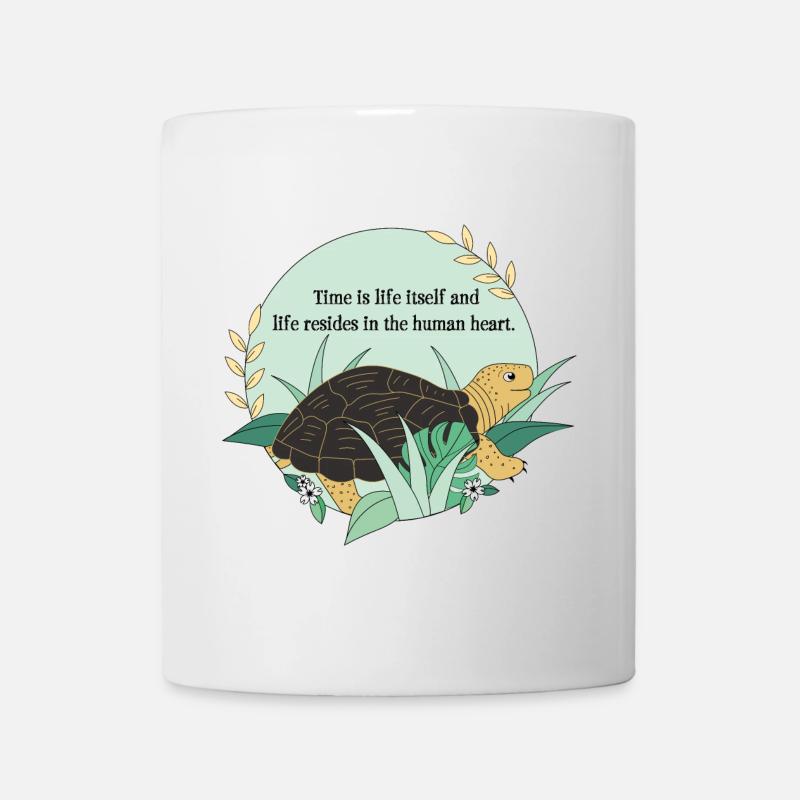 Turtle Cassiopeia - Mug - white