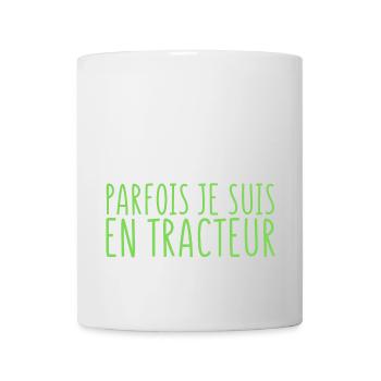 Humour Agriculteur / Humour Agricultrice/ Cadeau - Mug blanc - blanc - Devant