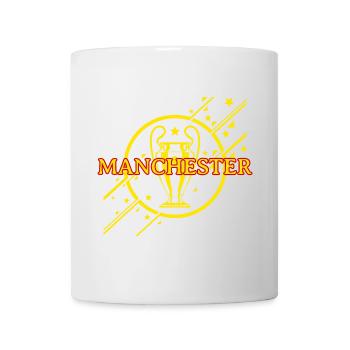 Manchester Gelb - Tasse - Weiß - Vorne