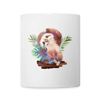 Cute sloth - Mug - white - Front