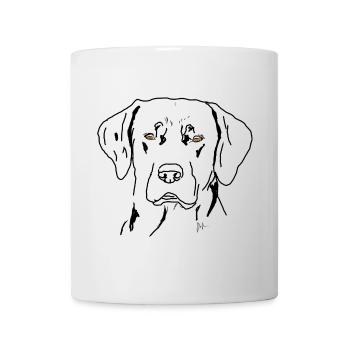 Labrador - Tasse - Weiß - Vorne
