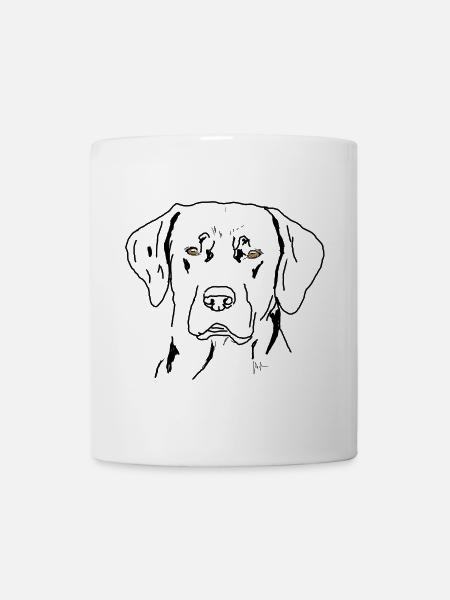 Labrador - Tasse - Weiß
