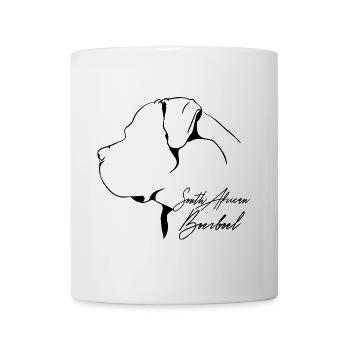 SOUTH AFRICAN BOERBOEL Profil Hunde Hund - Tasse - Weiß - Vorne