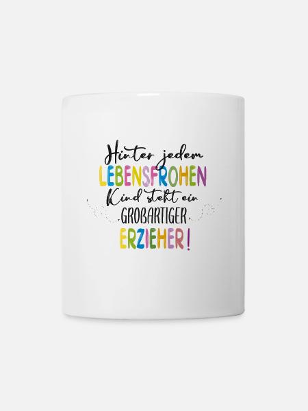 Großartiger Erzieher - Tasse - Weiß