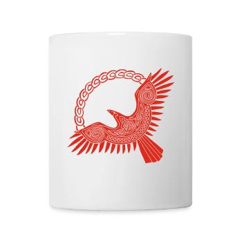 roter wikingeradler - Tasse - Weiß - Vorne