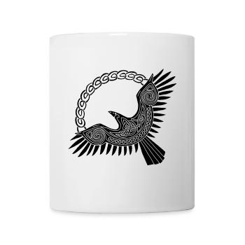 schwarzer wikingeradler - Tasse - Weiß - Vorne