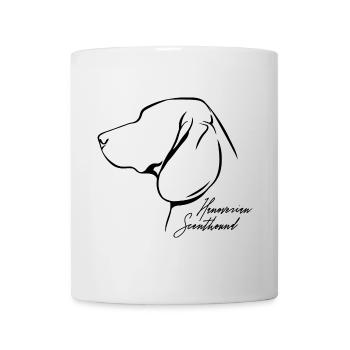 HANOVERIAN SCENTHOUND Profil Chiens Wilsigns - Mug blanc - blanc - Devant