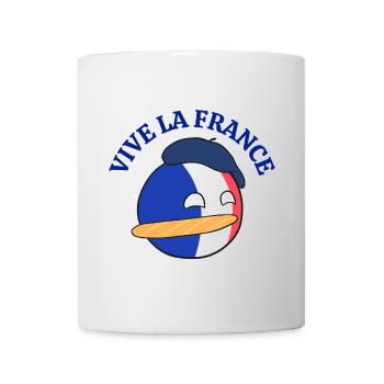 France, fierté Française, vive la France - Mug blanc - blanc - Devant