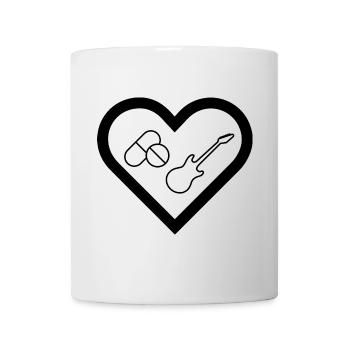 Drogues sexuelles et rockn roll 1 - Mug blanc - blanc - Devant