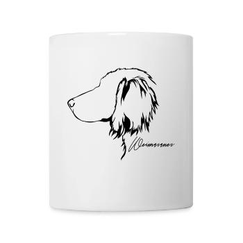 WEIMARANER profil cheveux longs chiens Wilsigns - Mug blanc - blanc - Devant