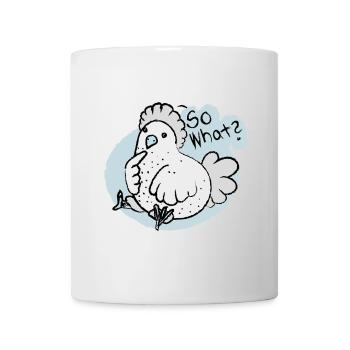 so what ? - Tasse - Weiß - Vorne