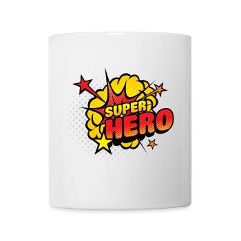 Superhelden Comic Explosion - Tasse - Weiß - Vorne