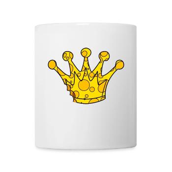 Crown Symbol Cheese - Mug - white - Front