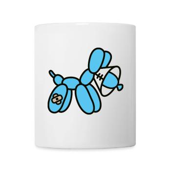 Funny Balloon Artist Dog Protective Collar Veterinarian - Mug - white - Front