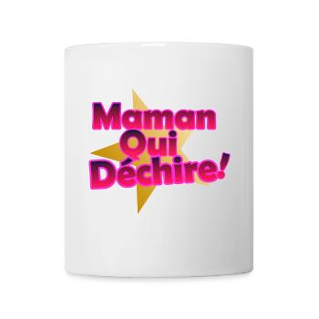 Maman Qui Déchire - Mug blanc - blanc - Devant