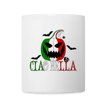 Helloween Italien Ciao Bella - Tasse - Weiß - Vorne