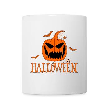 Halloween Orange - Tasse - Weiß - Vorne