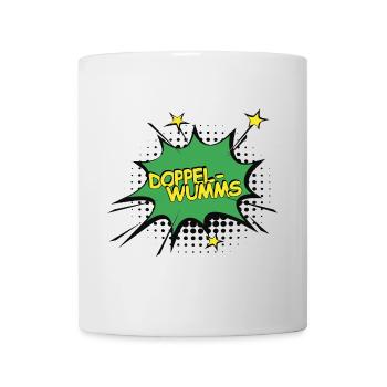 Doppelwumms Comic Style - Tasse - Weiß - Vorne