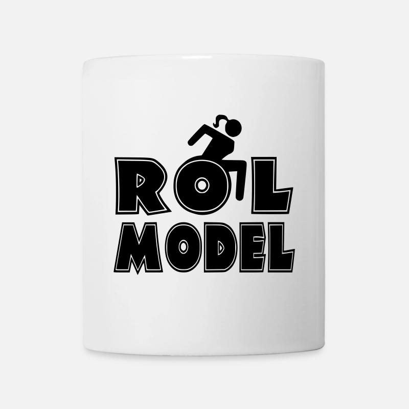 Every wheelchair user is a role model. Wife* - Mug - white