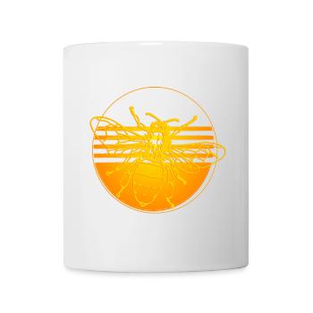 Abeille mellifère - Mug blanc - blanc - Devant