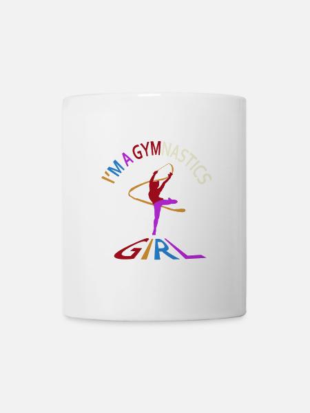 Ich bin ein Gymnastikmädchen - Tasse - Weiß