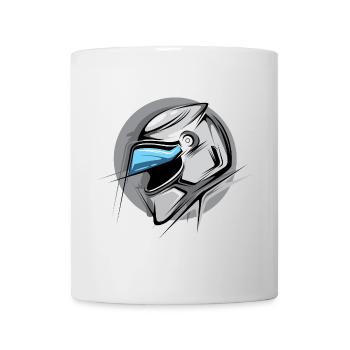 racing helmet Illustration Icon Graphic icon Logo - Mug - white - Front
