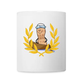 Ahoy Moin Maritime Peanut Sailor Captain Child - Mug - white - Front