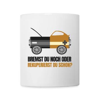 E-Autofahrer - Tasse - Weiß - Vorne