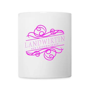 Landwirtin aus Leidenschaft - Tasse - Weiß - Vorne