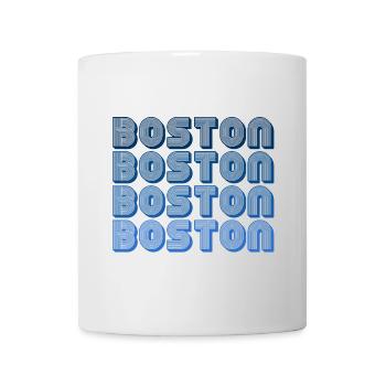 Diagramme de blocs de Boston - Mug blanc - blanc - Devant