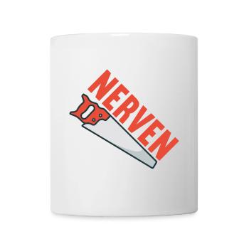 Nervensäge - Tasse - Weiß - Vorne
