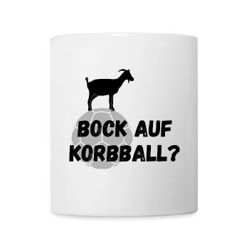Bock auf Korbball - Tasse - Weiß - Vorne