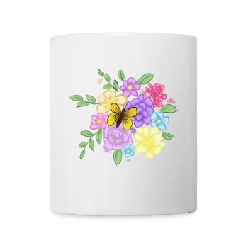 Flower bouquet - Mug - white - Front