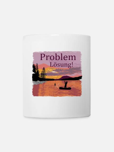 Problem Lösung Angeln - Tasse - Weiß